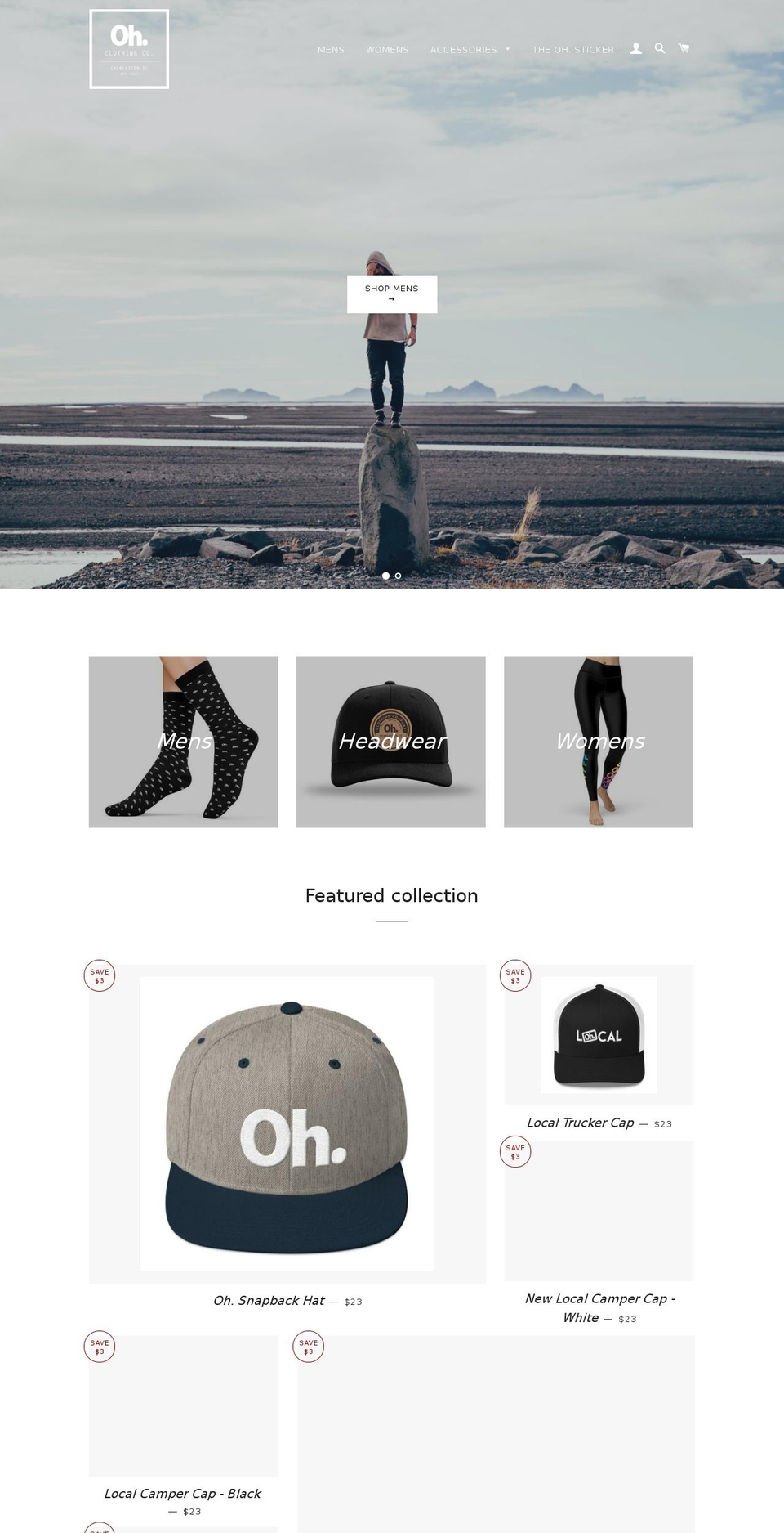 theohsticker.com shopify website screenshot