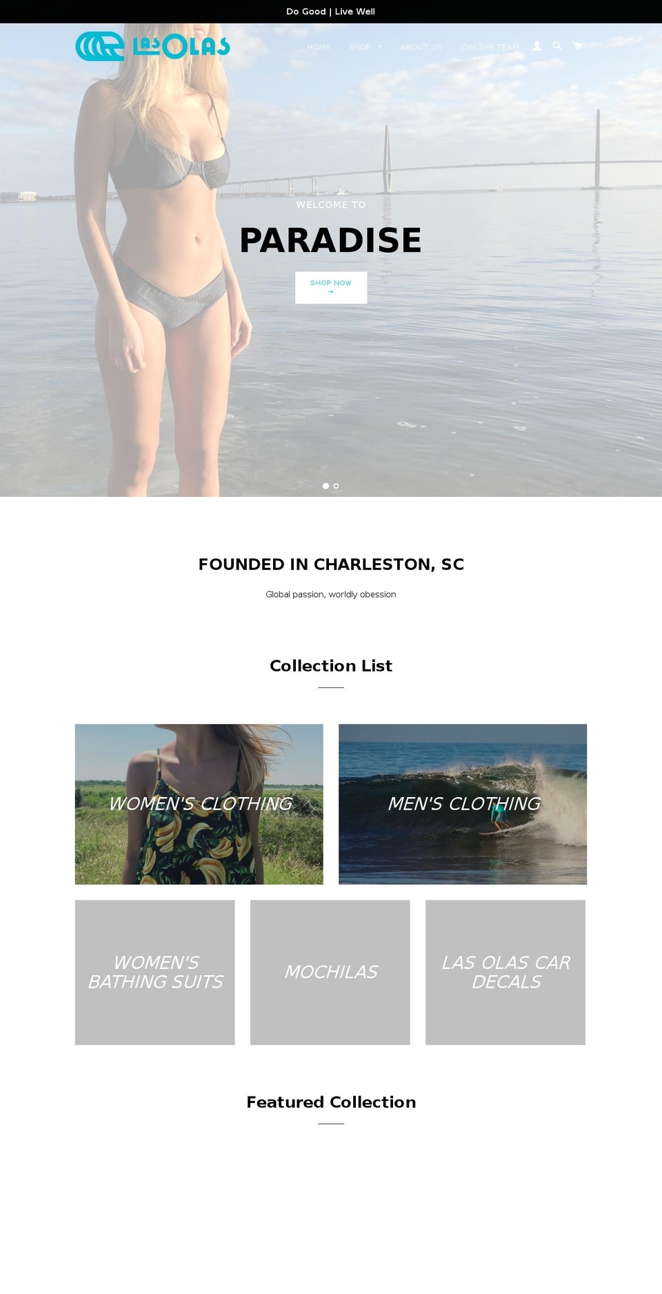 theolas.com — Shopify storefront screenshot