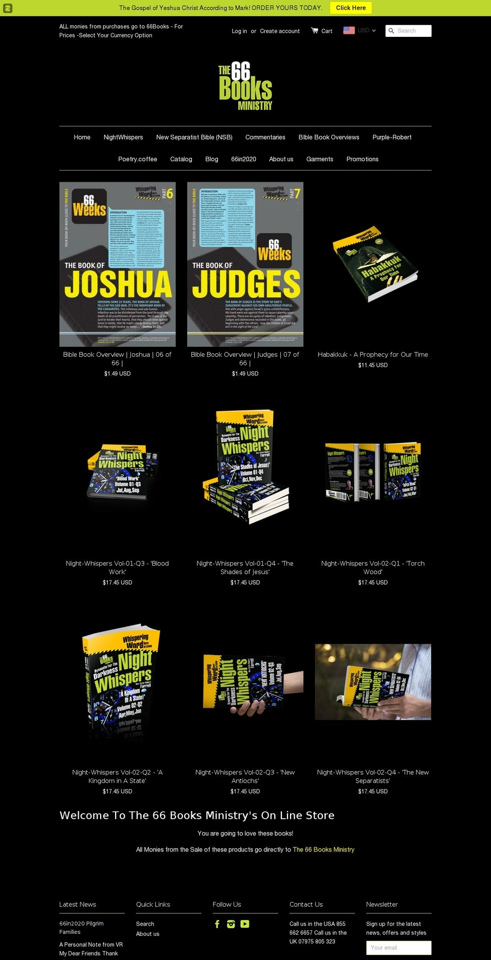 theologyshop.com shopify website screenshot