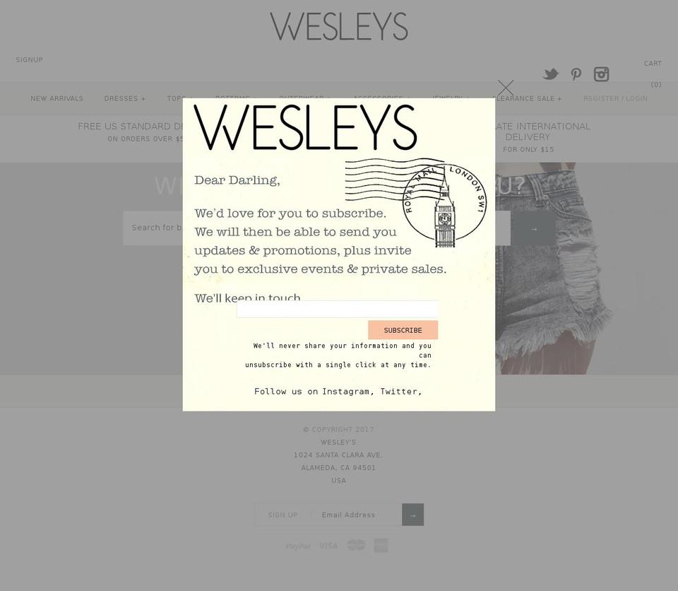 theonlineclothingboutique.com shopify website screenshot