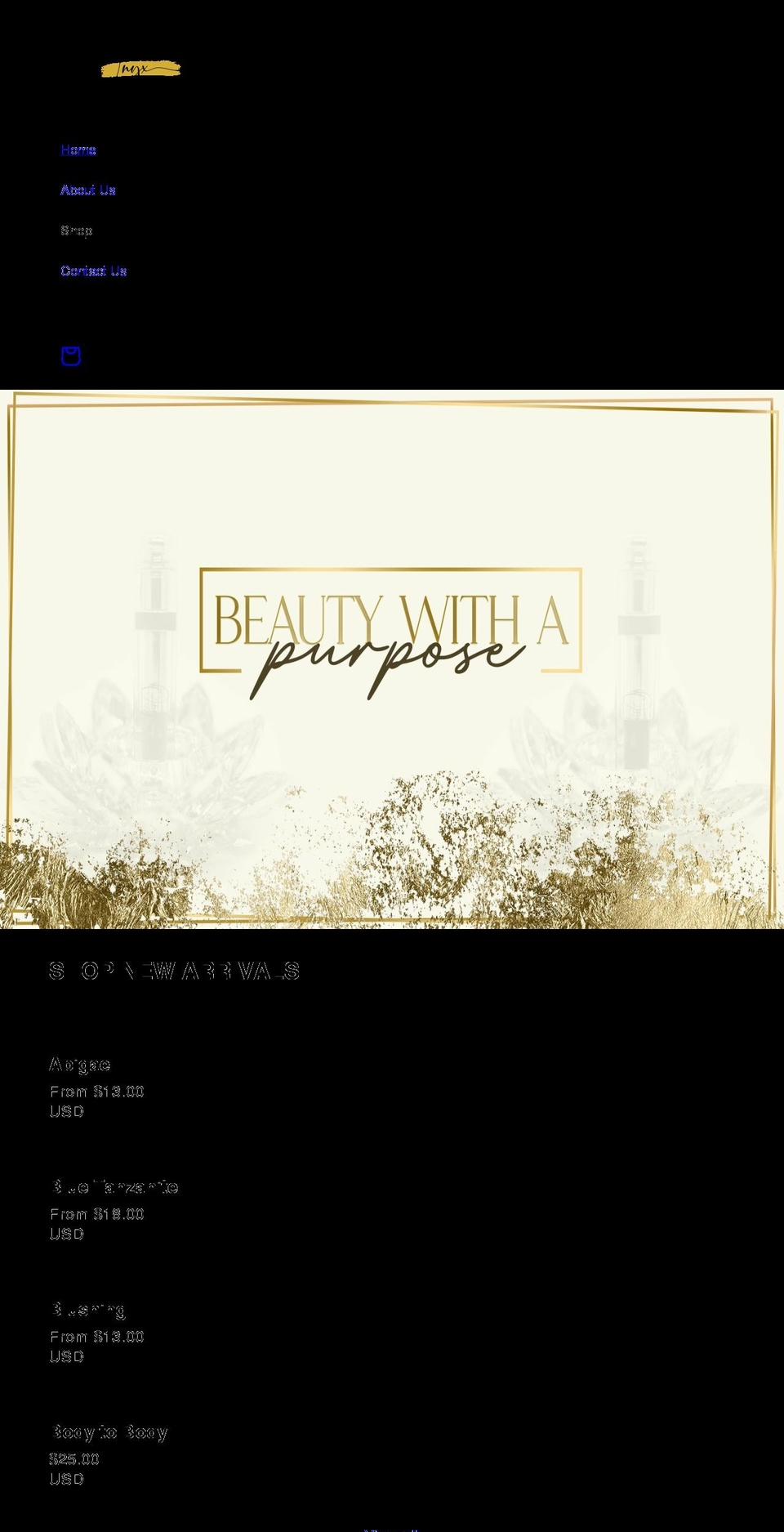 PFMH Shopify theme site example theonyxbeauty.com