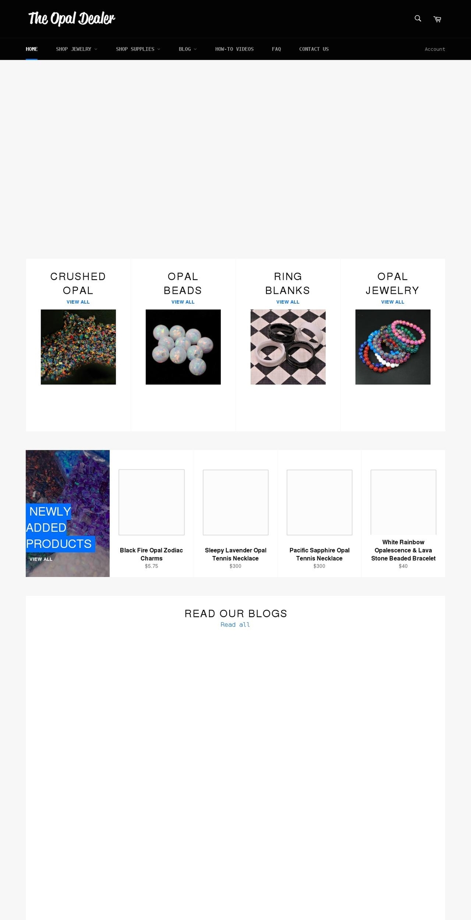theopaldealer.com — Shopify storefront screenshot