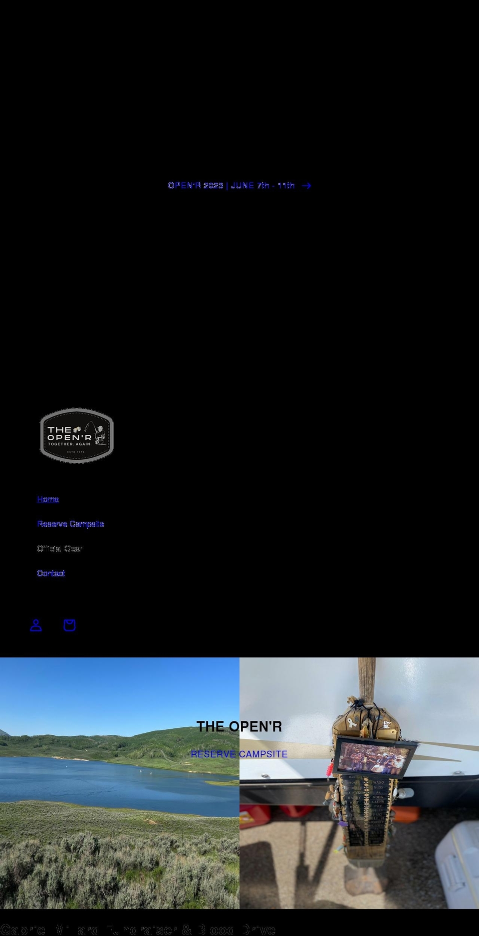 theopenr.com shopify website screenshot