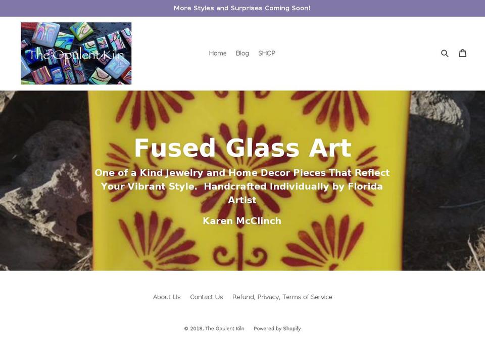 theopulentkiln.com — Shopify storefront screenshot