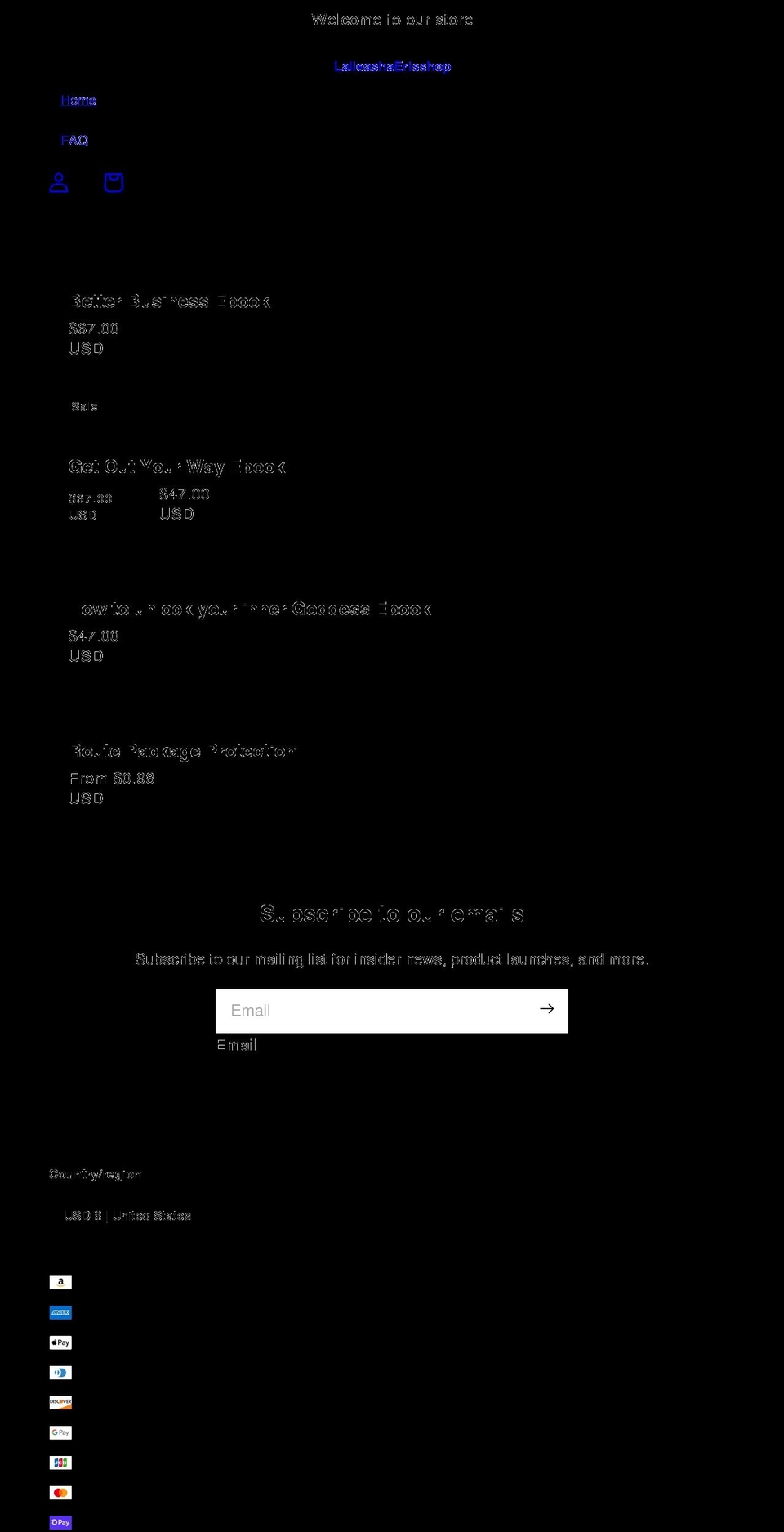 theoracleoftruth.org shopify website screenshot