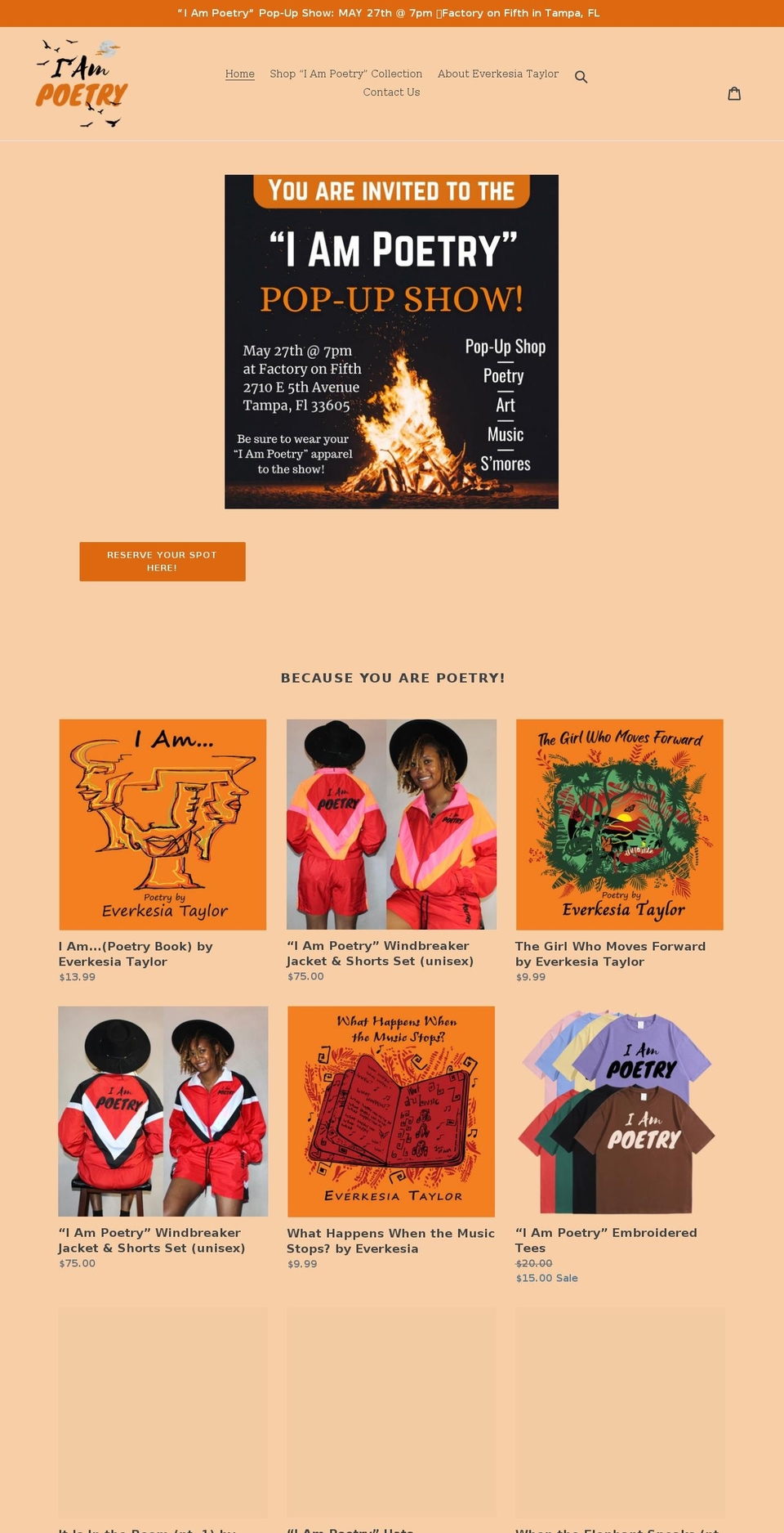 theorangeoutbox.com shopify website screenshot