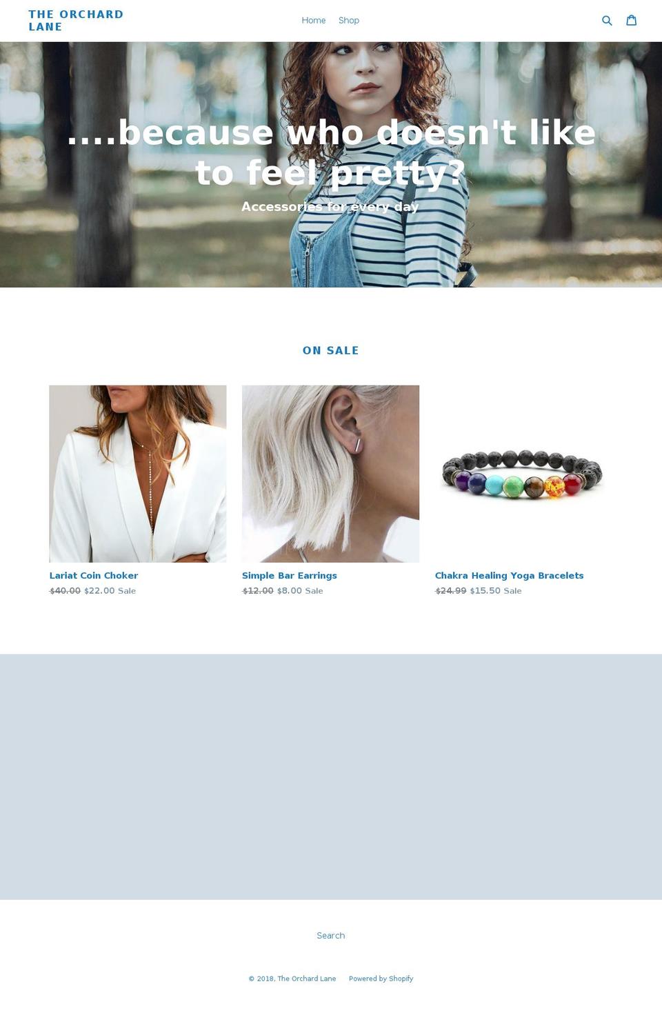 theorchardlane.com — Shopify storefront screenshot