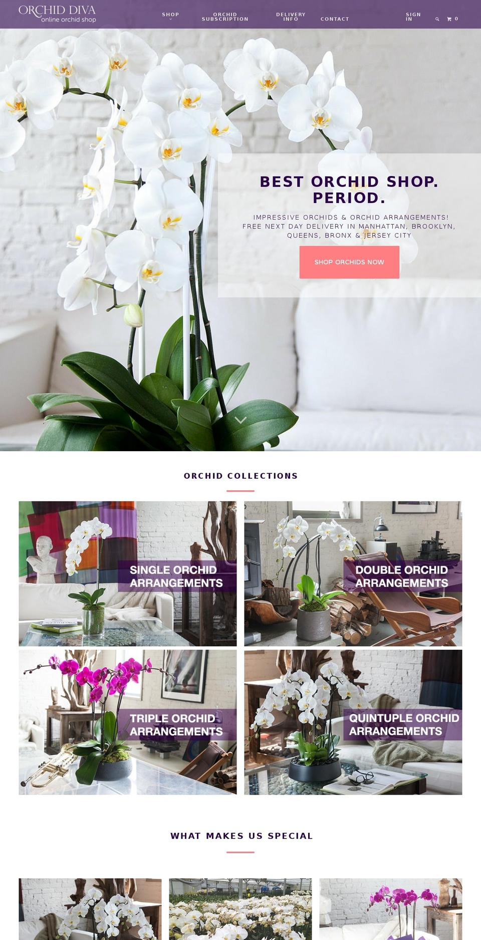 Zapiet - Date picker 1 Shopify theme site example theorchiddiva.com