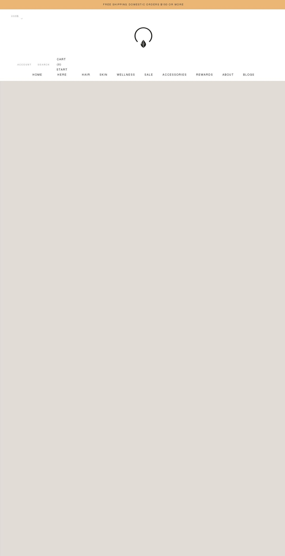 theorganibrands.com shopify website screenshot