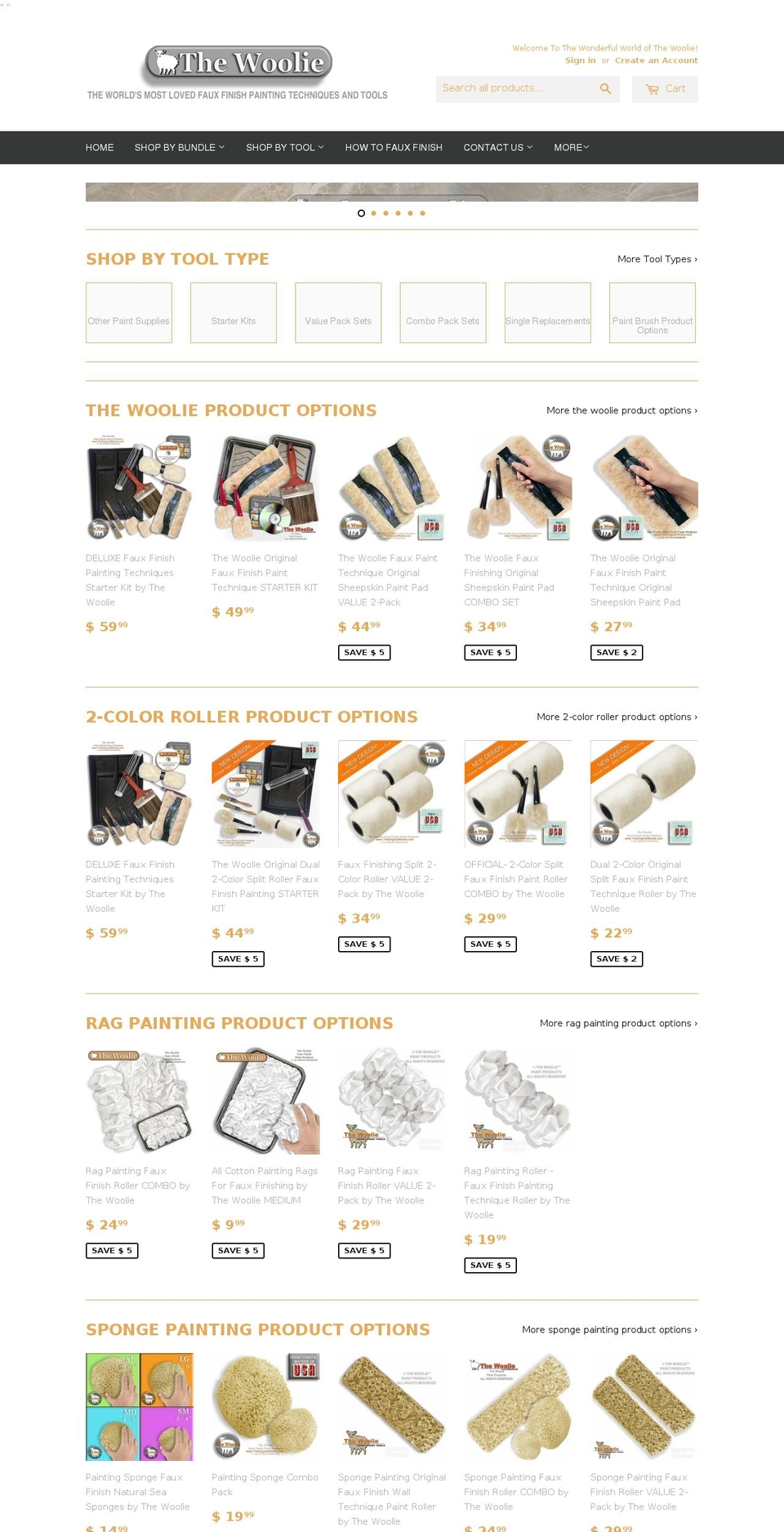 theoriginalwoolie.com shopify website screenshot