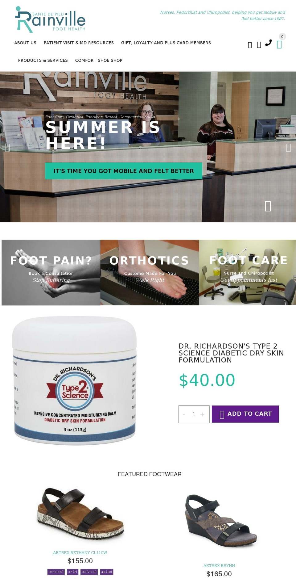 yourstore-v2-1-6 Shopify theme site example theorthoticclinic.com