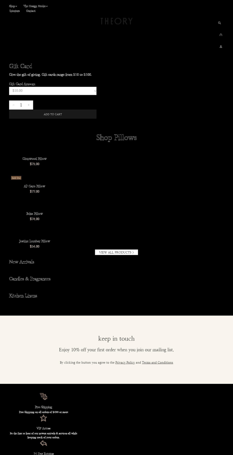 theory-designstudio.com shopify website screenshot
