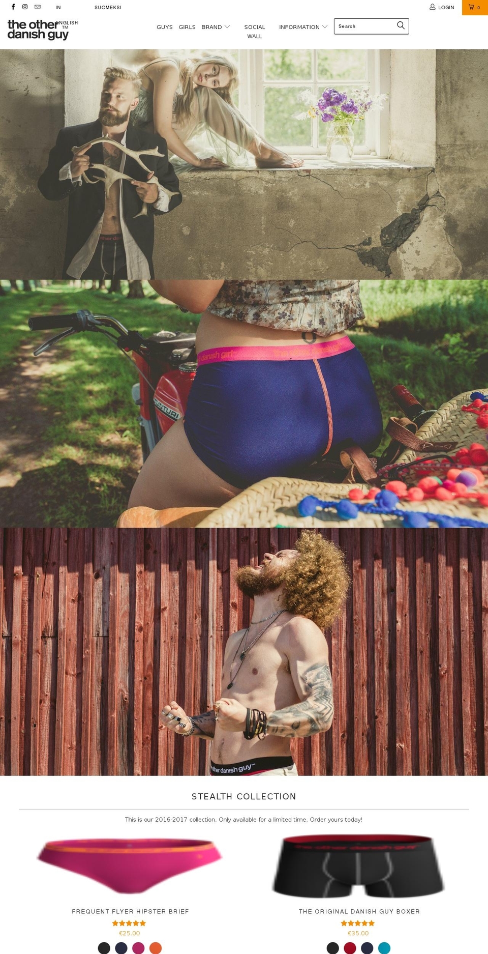 theotherdanishcompany.com shopify website screenshot