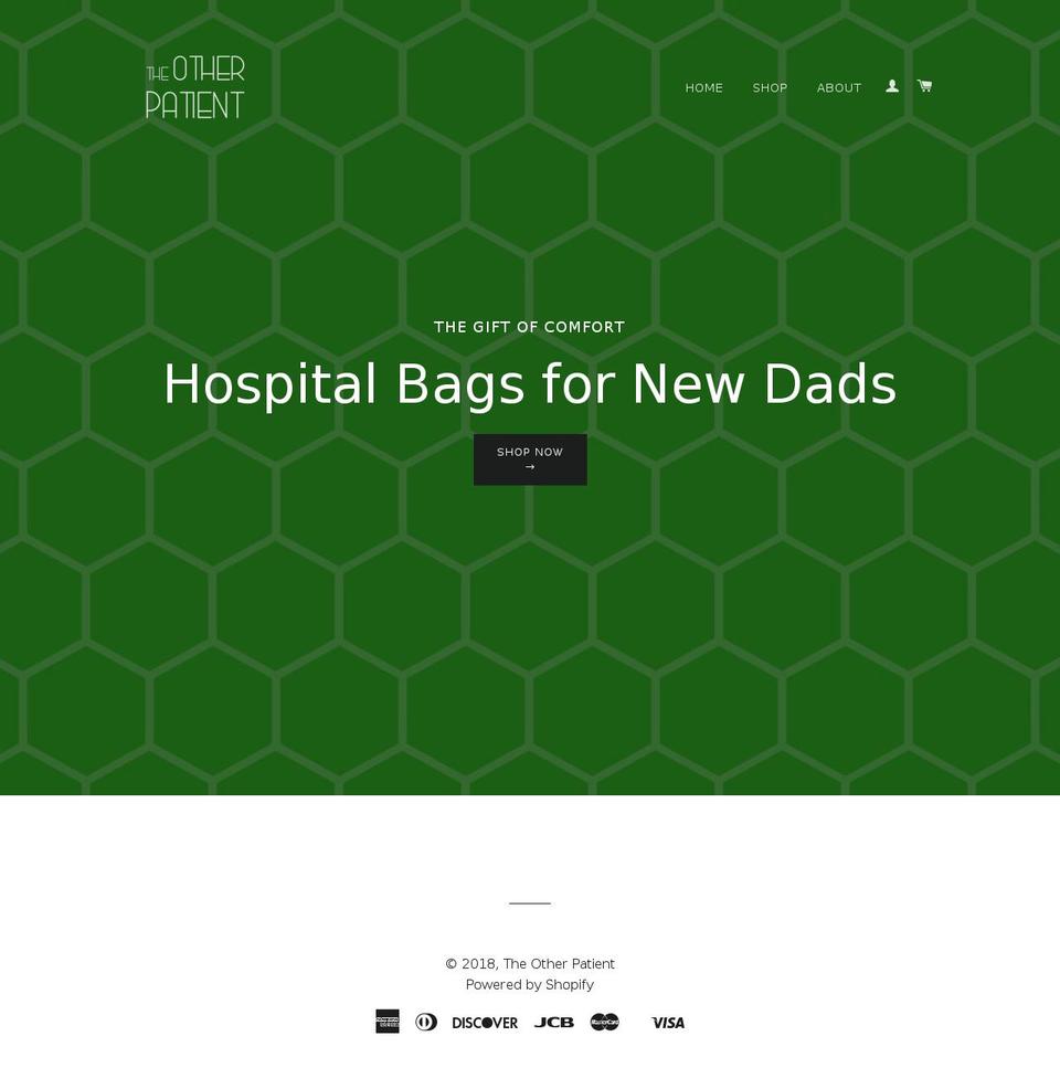 theotherpatient.com — Shopify storefront screenshot