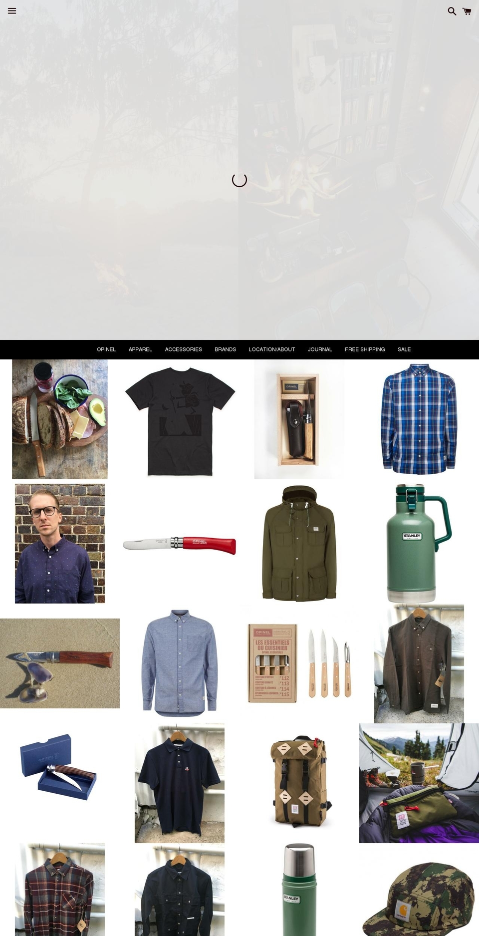 theoutpost-store.com shopify website screenshot
