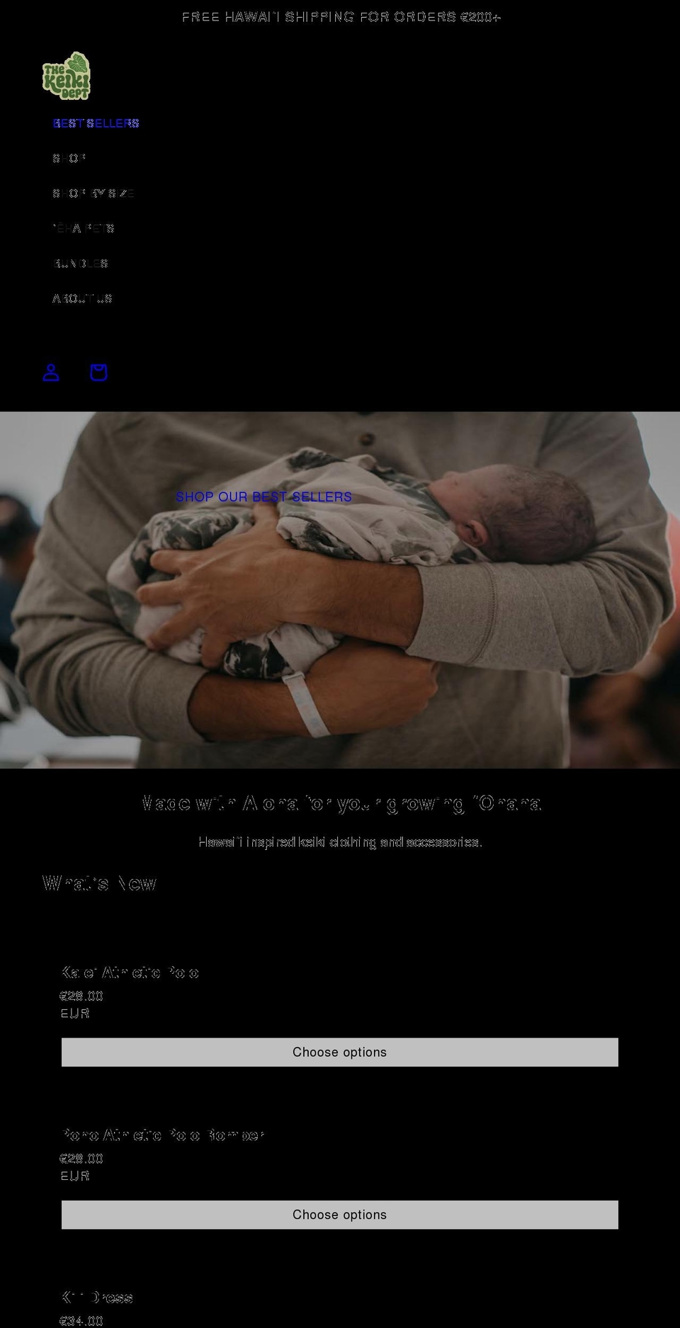 theoverendcompany.com shopify website screenshot