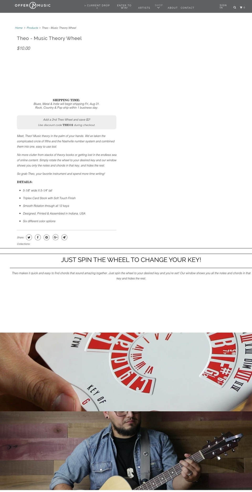 theowheel.com — Shopify storefront screenshot