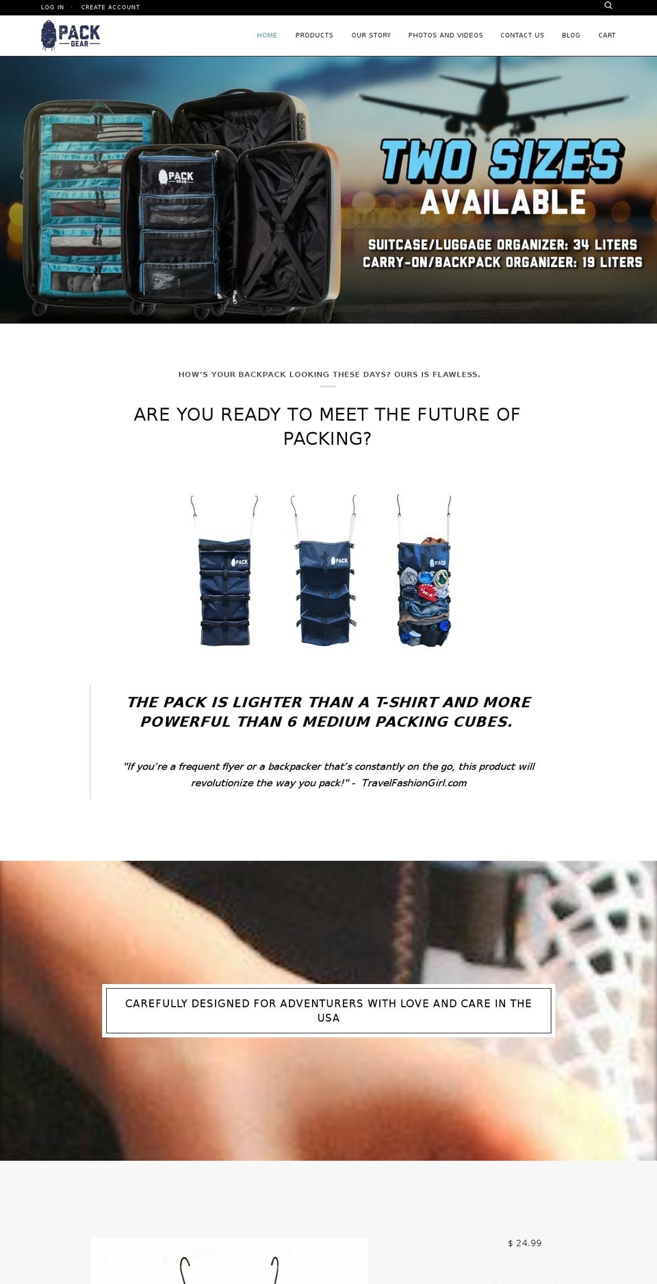 Copy of Pipeline Shopify theme site example thepackgear.com