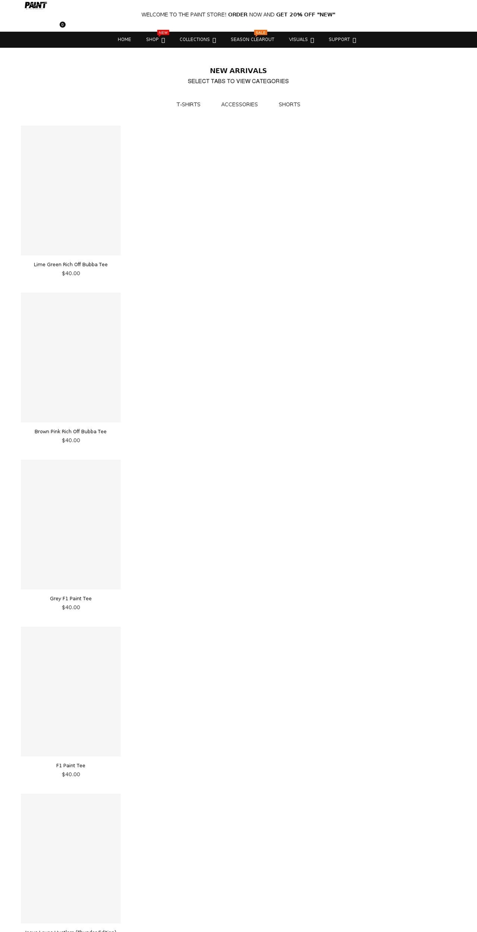 thepaintbrand.com shopify website screenshot