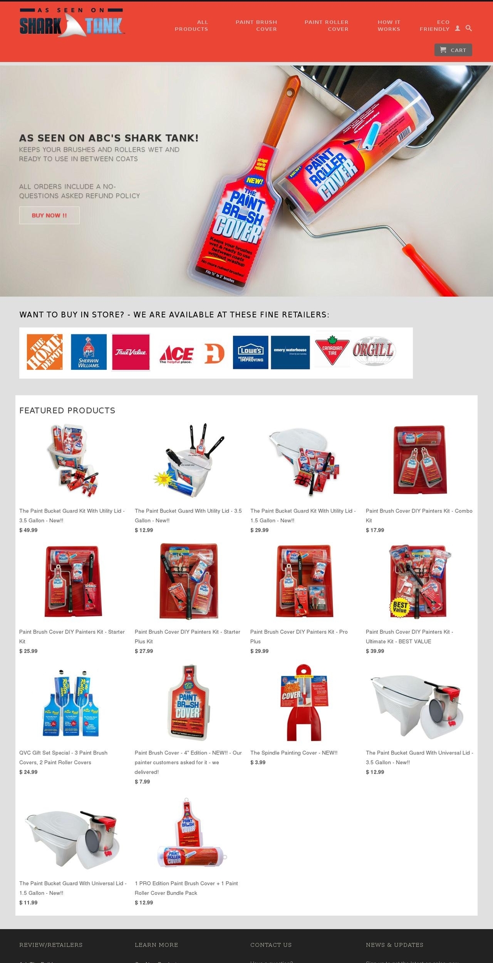 Ha Shopify theme site example thepaintbrushprotector.com