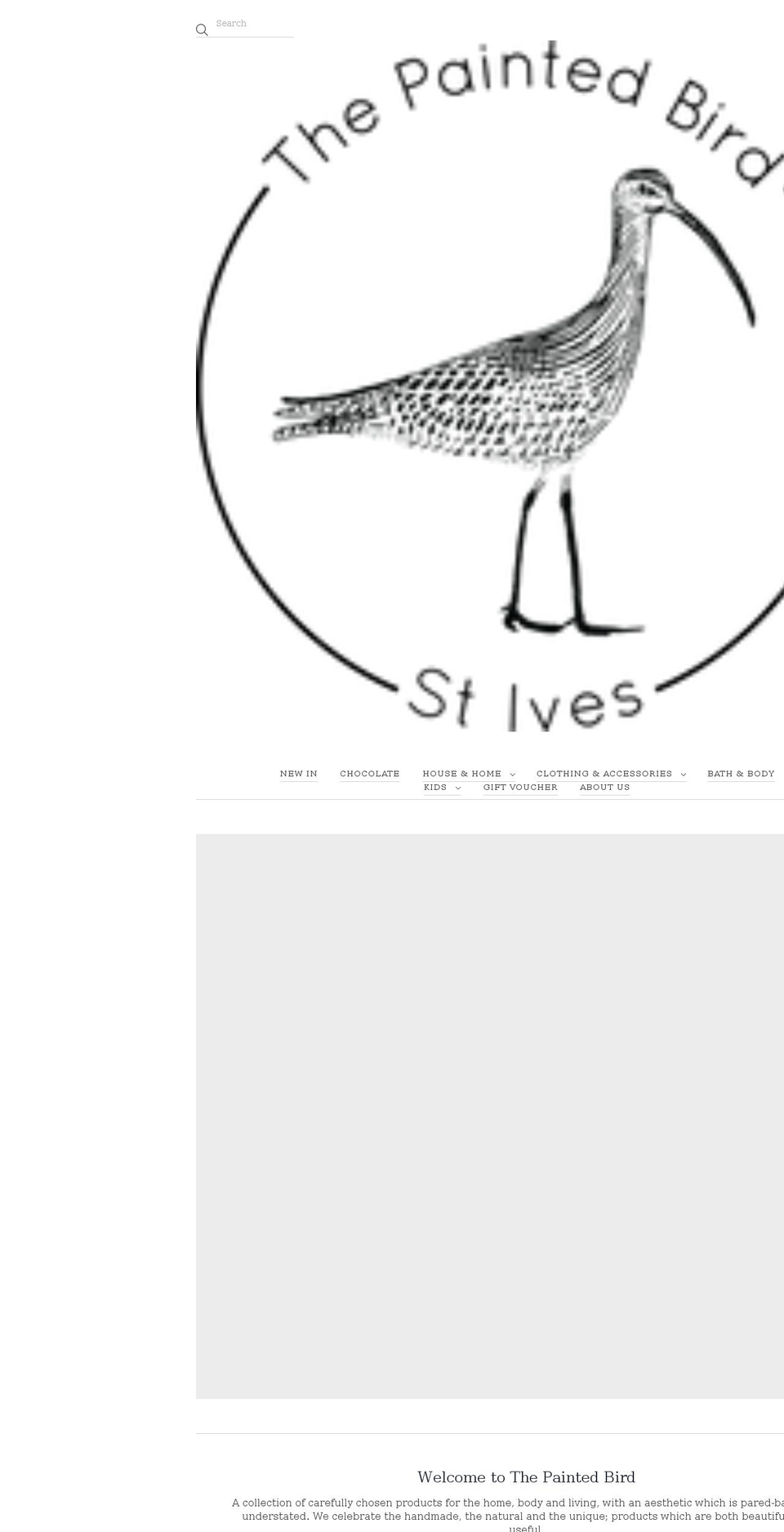 thepaintedbird.co.uk shopify website screenshot