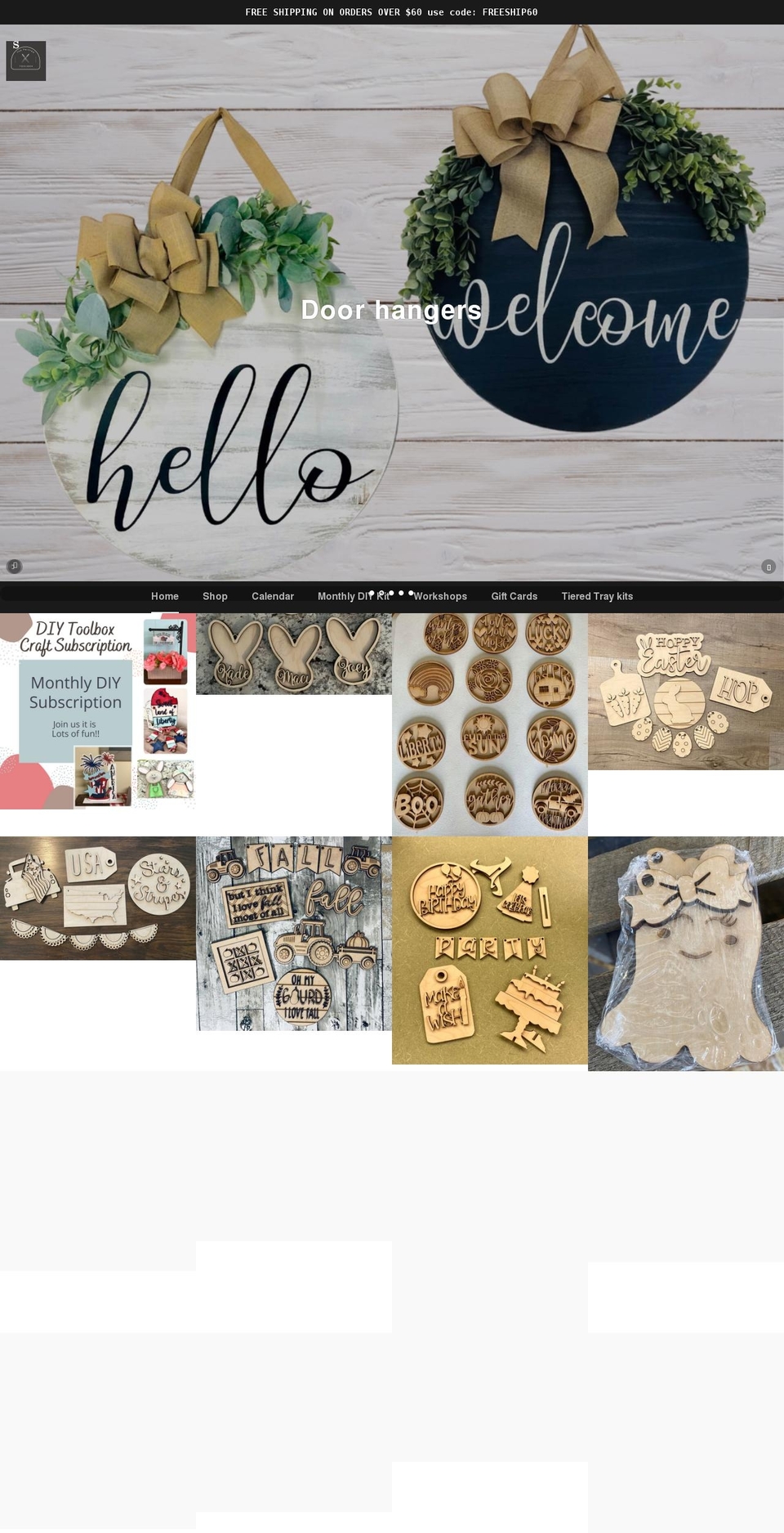 thepaintedtoolbox.com shopify website screenshot