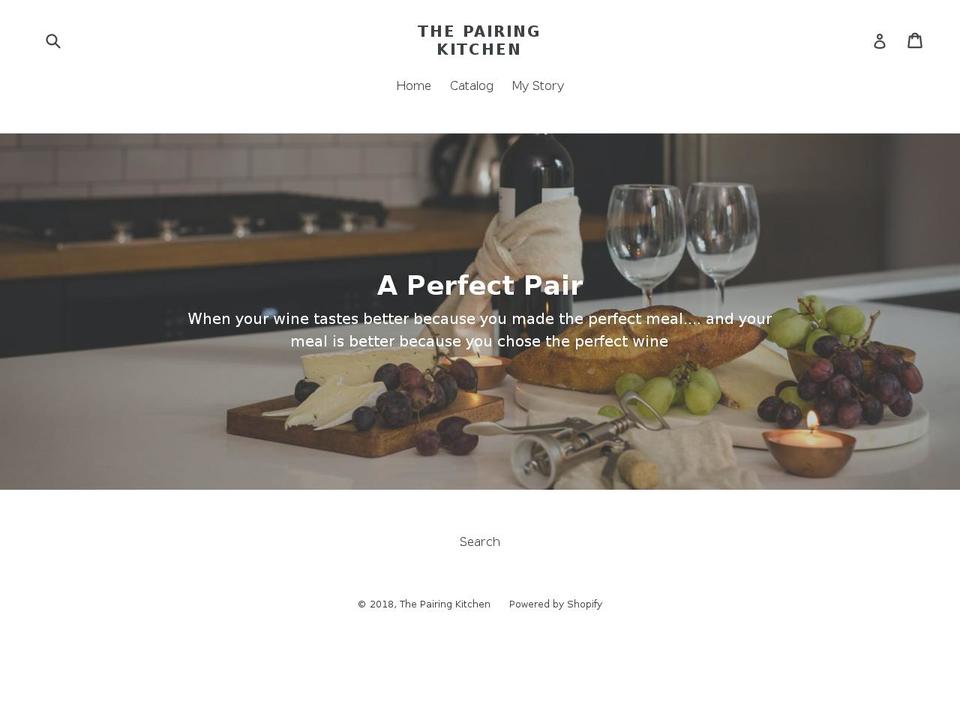 thepairingkitchen.com — Shopify storefront screenshot