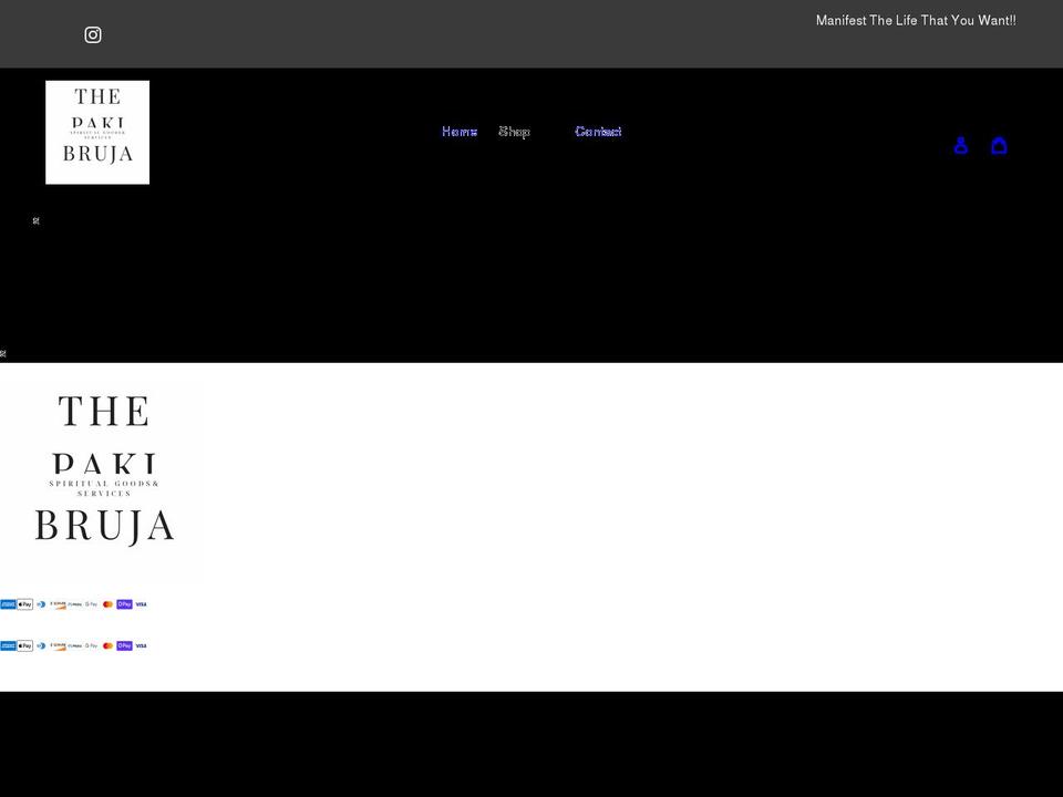 thepakibruja.com shopify website screenshot