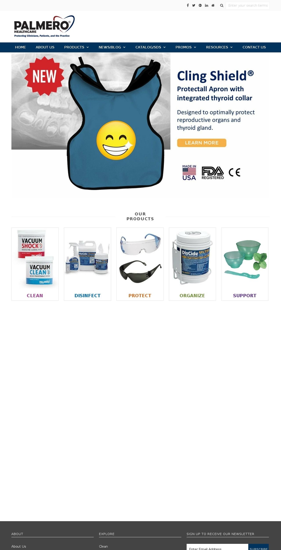 thepalmerohealth.org shopify website screenshot