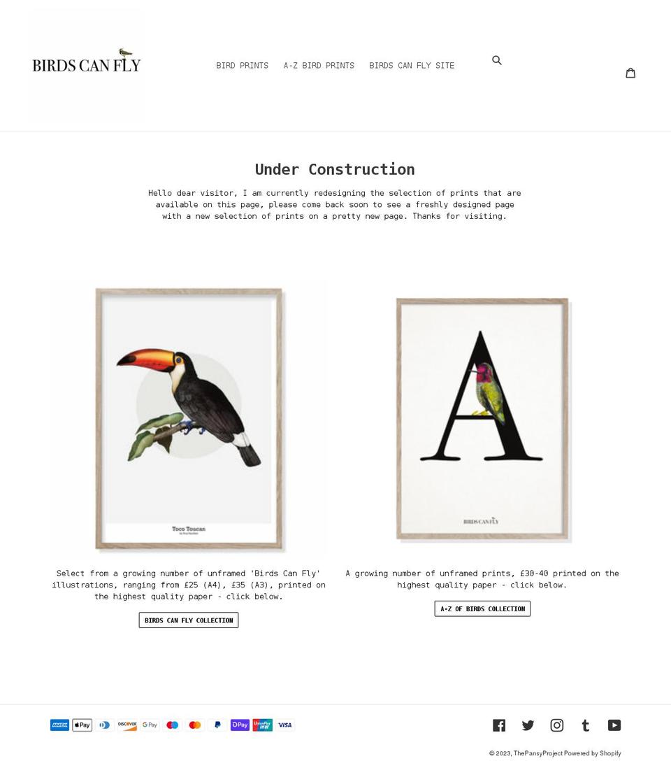 thepansyproject.myshopify.com shopify website screenshot