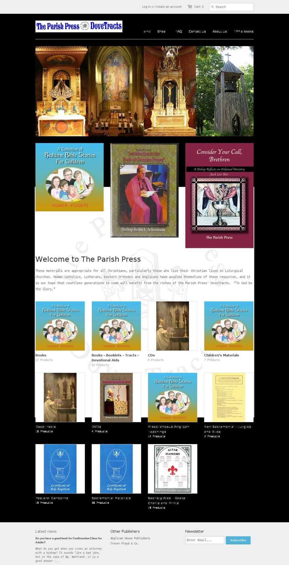 theparishpress.com shopify website screenshot