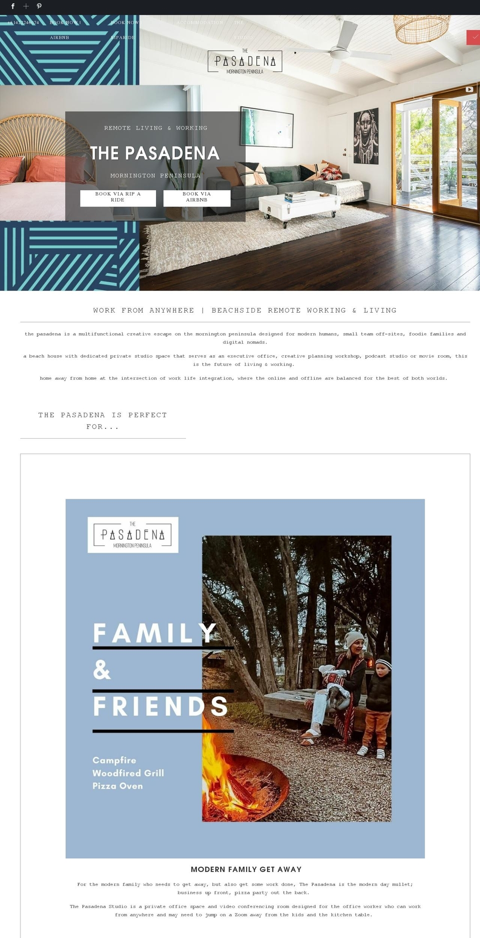 thepasadena.com.au shopify website screenshot