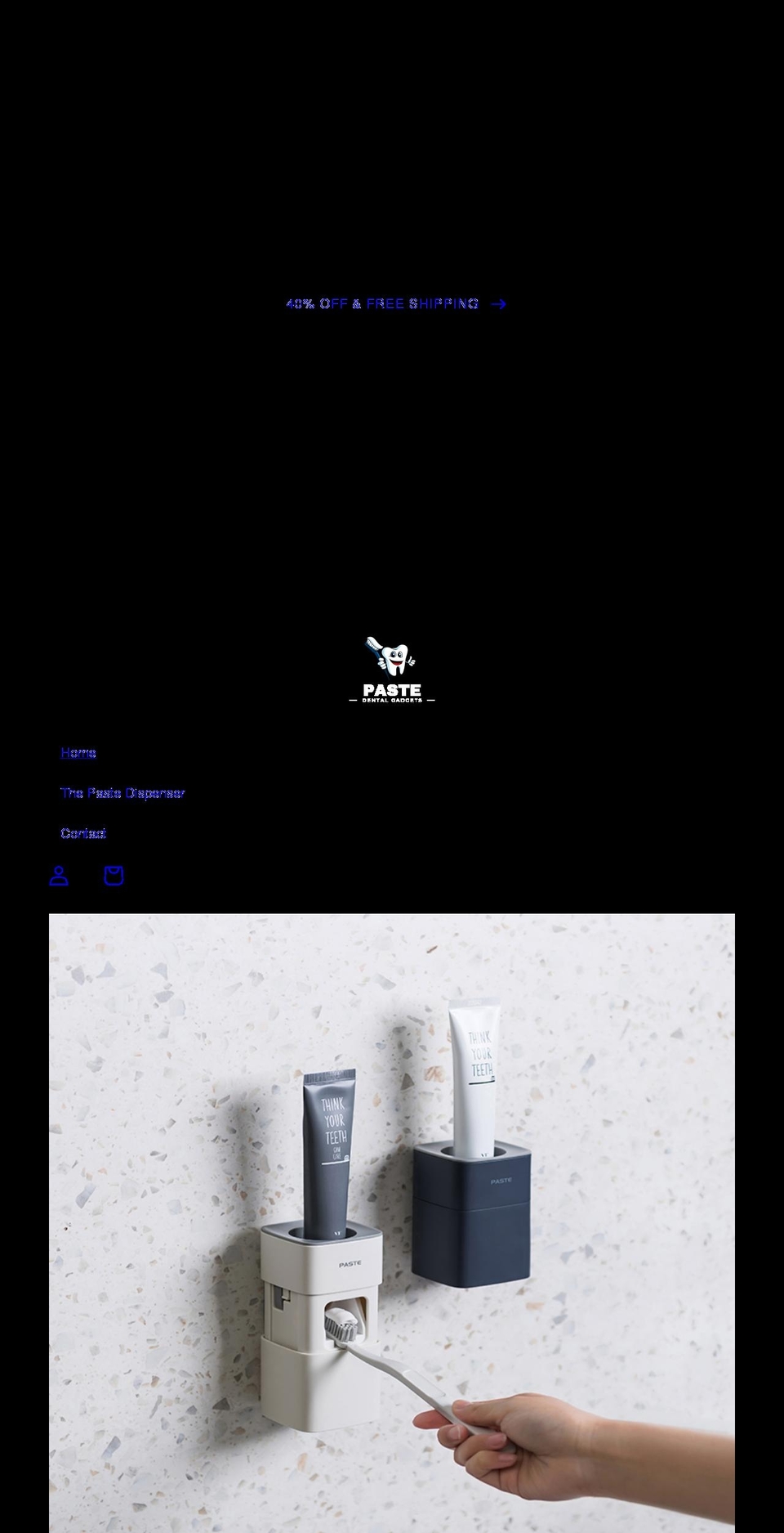 thepastedispenser.com shopify website screenshot