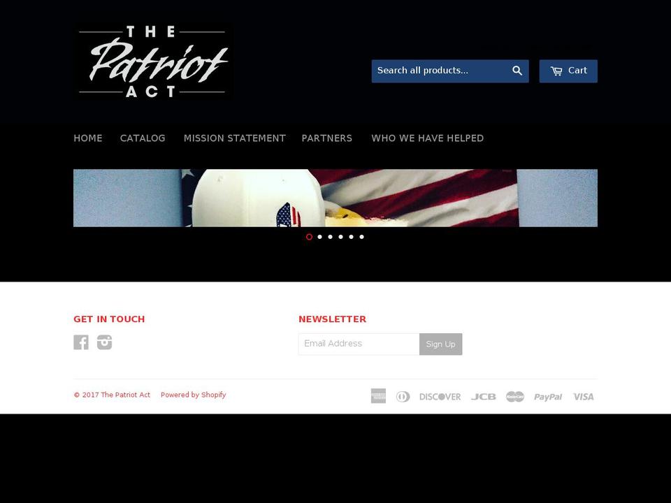 thepatact.com shopify website screenshot