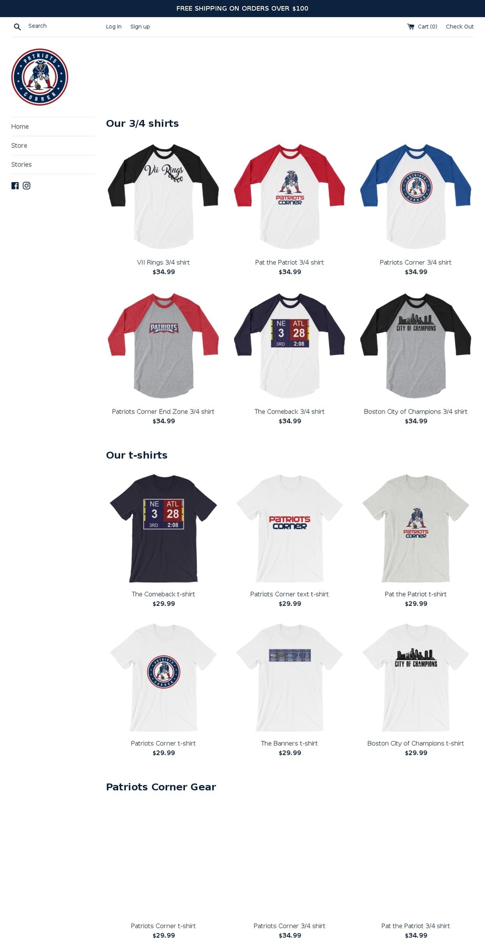 thepatscorner.com shopify website screenshot