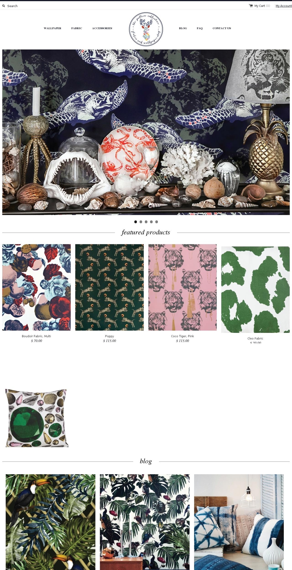 thepatterncollective.com shopify website screenshot