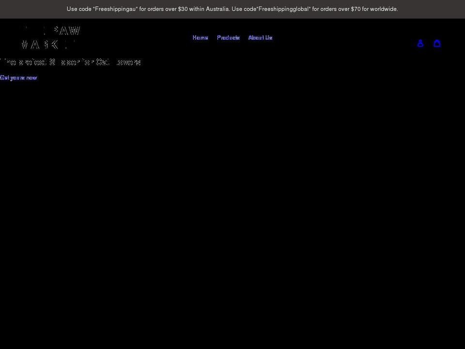 thepawmarket.com shopify website screenshot