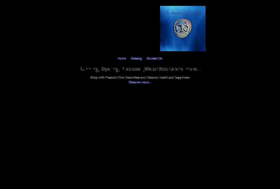thepeacefulone.com shopify website screenshot