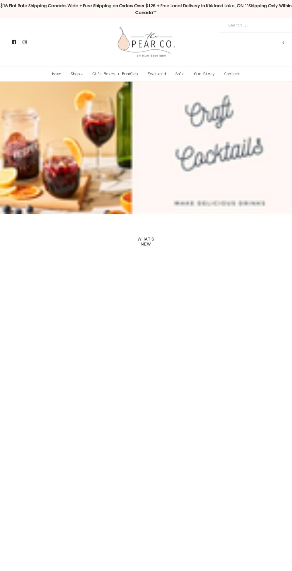 thepearco.ca shopify website screenshot