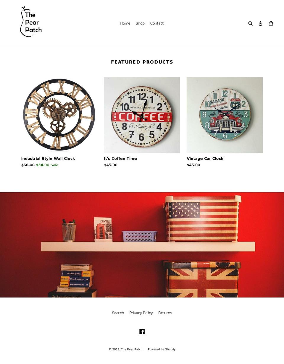thepearpatch.net shopify website screenshot