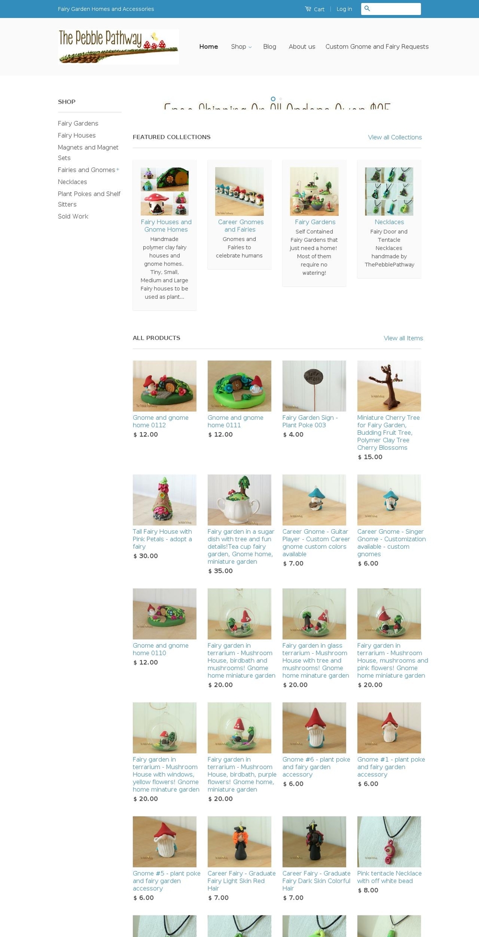 thepebblepathway.com shopify website screenshot