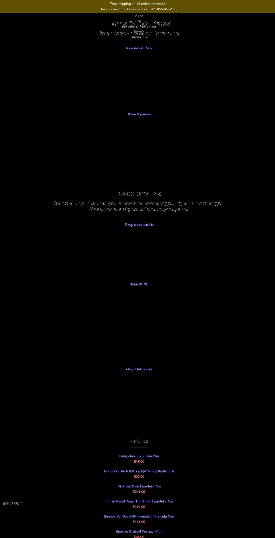 thepencounter.ca shopify website screenshot