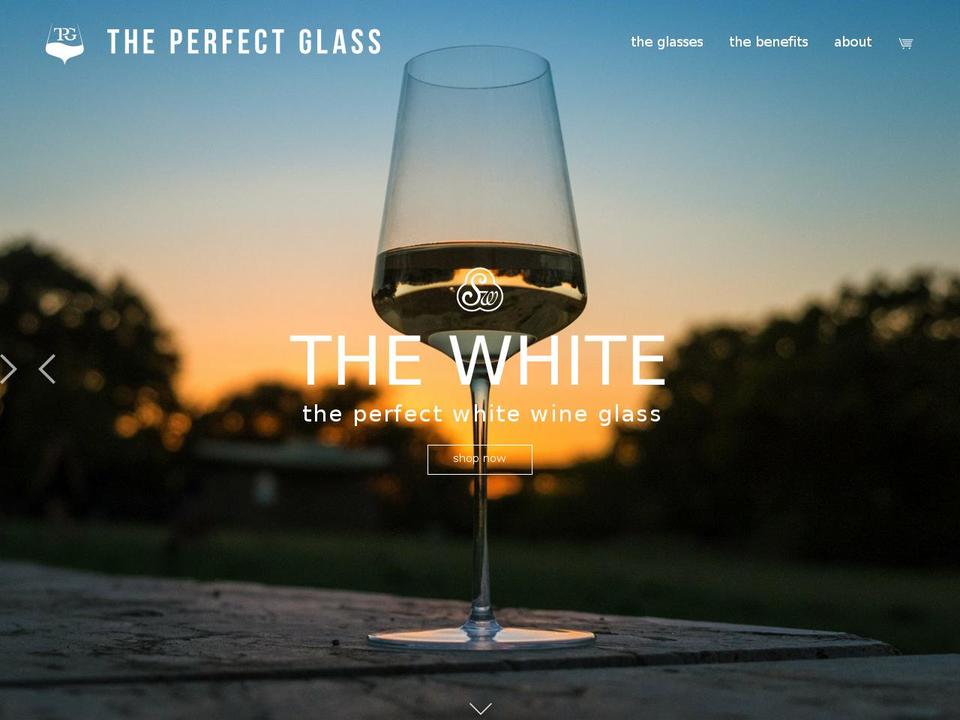 theperfect.glass shopify website screenshot
