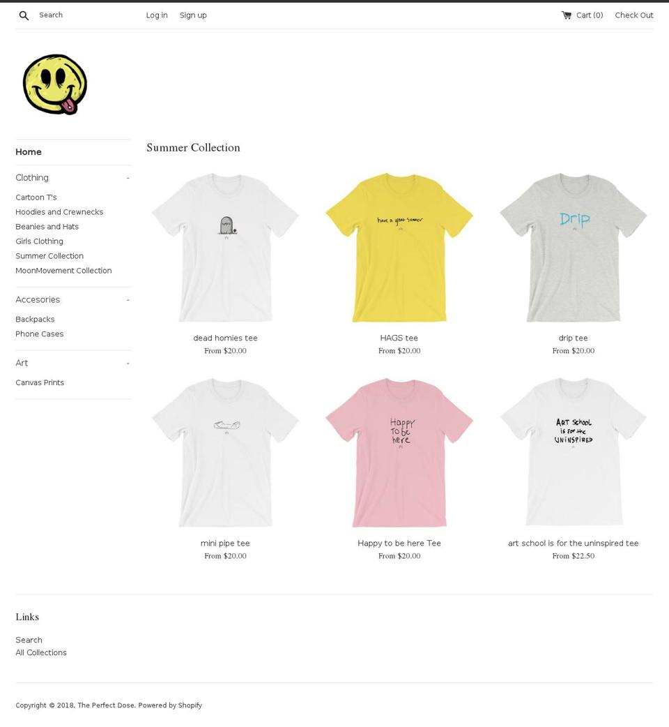theperfectdose.com — Shopify storefront screenshot