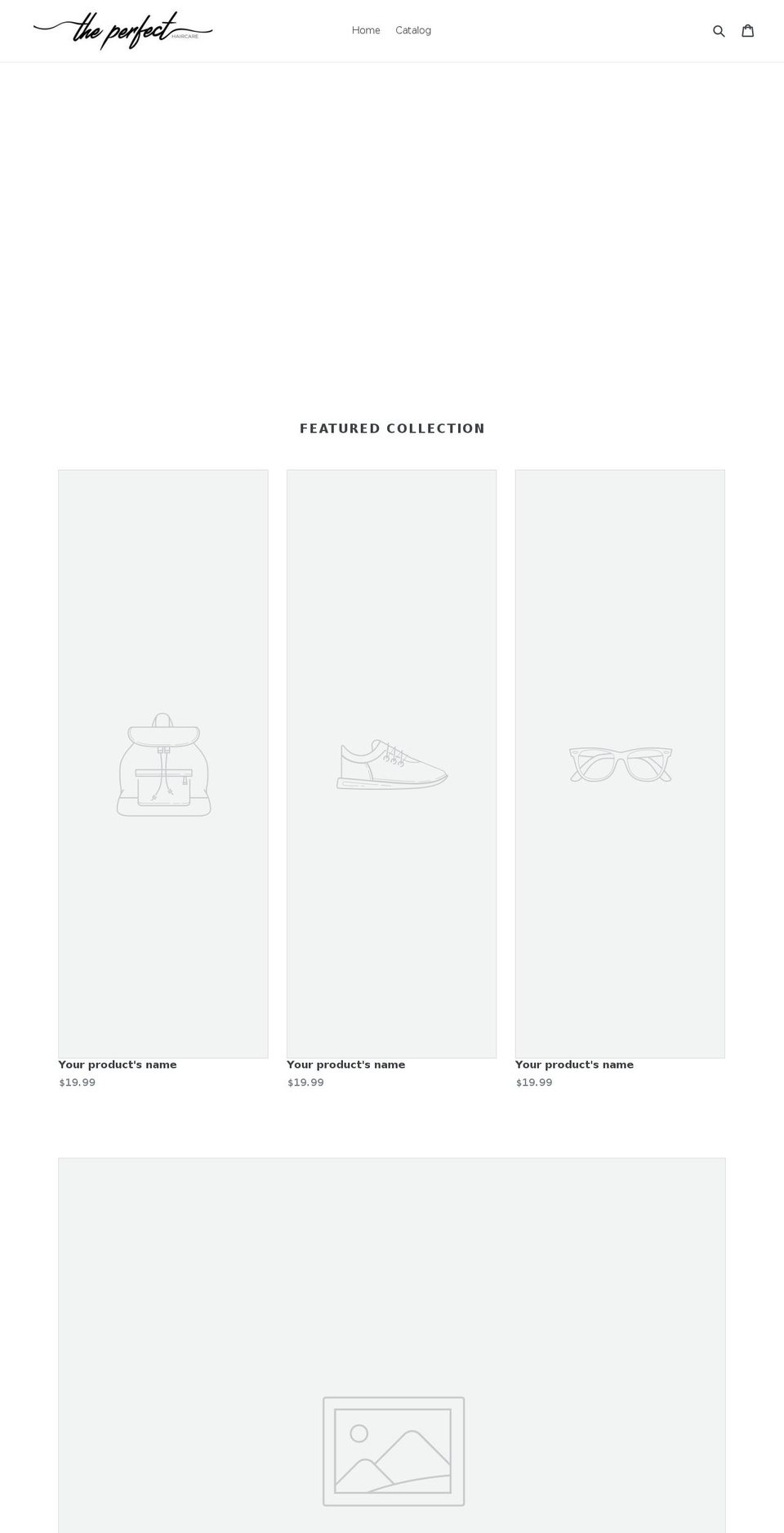 theperfecthaircare.com — Shopify storefront screenshot