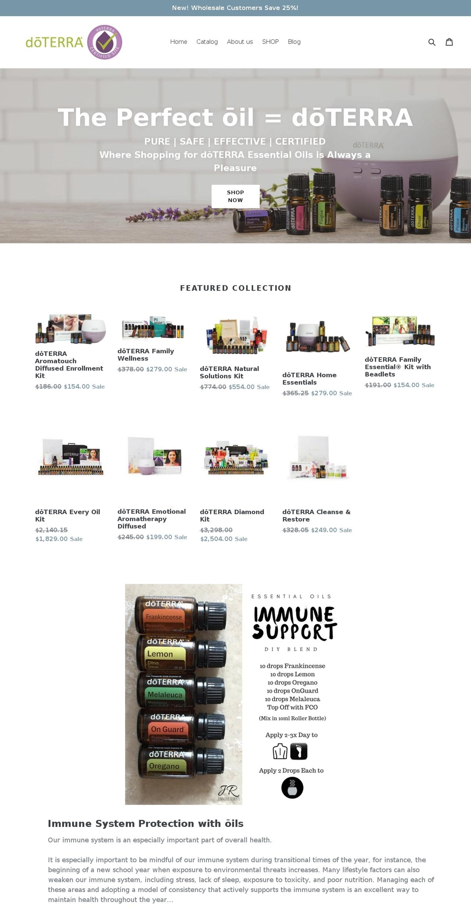 theperfectoil.com shopify website screenshot