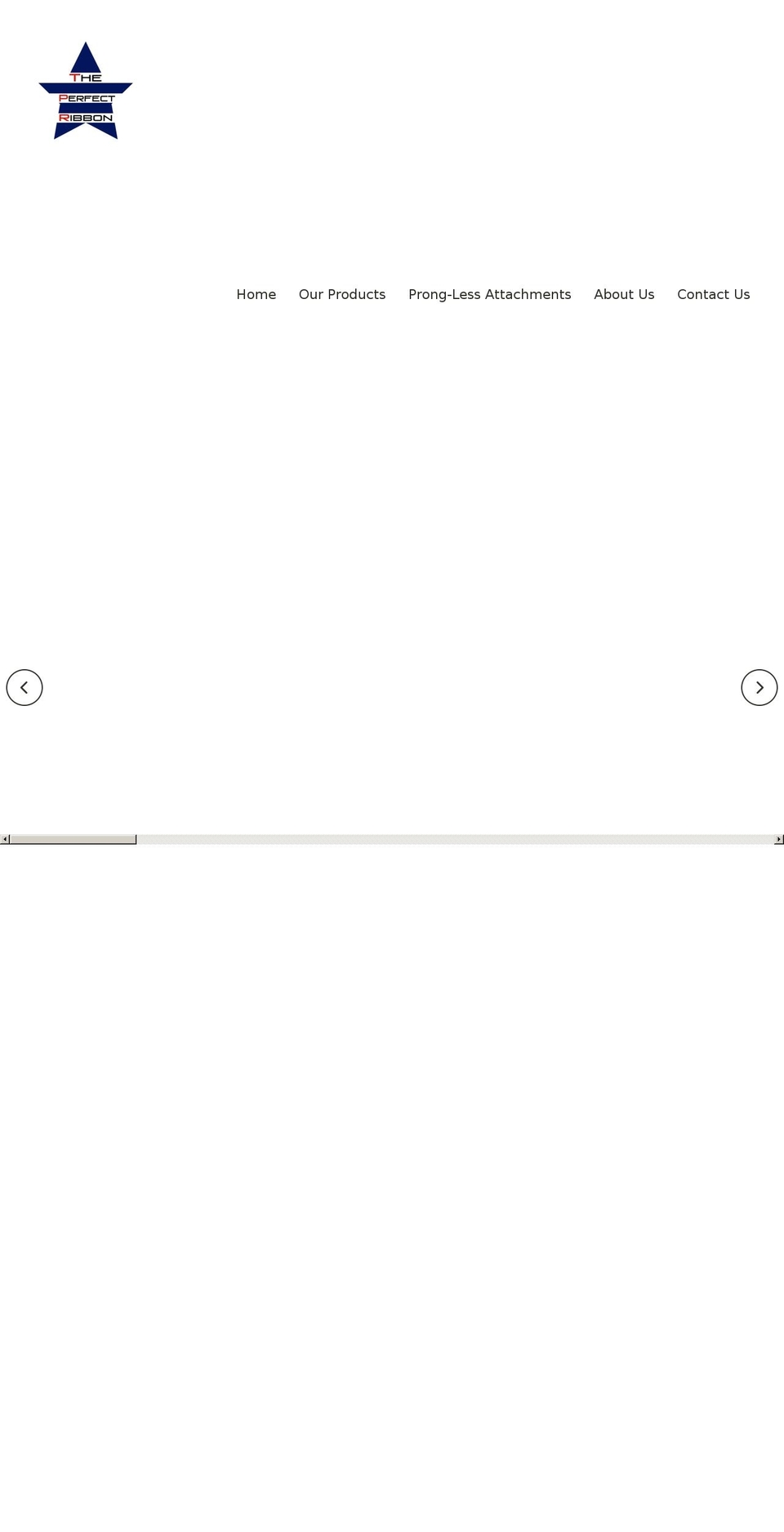 theperfectribbon.com shopify website screenshot