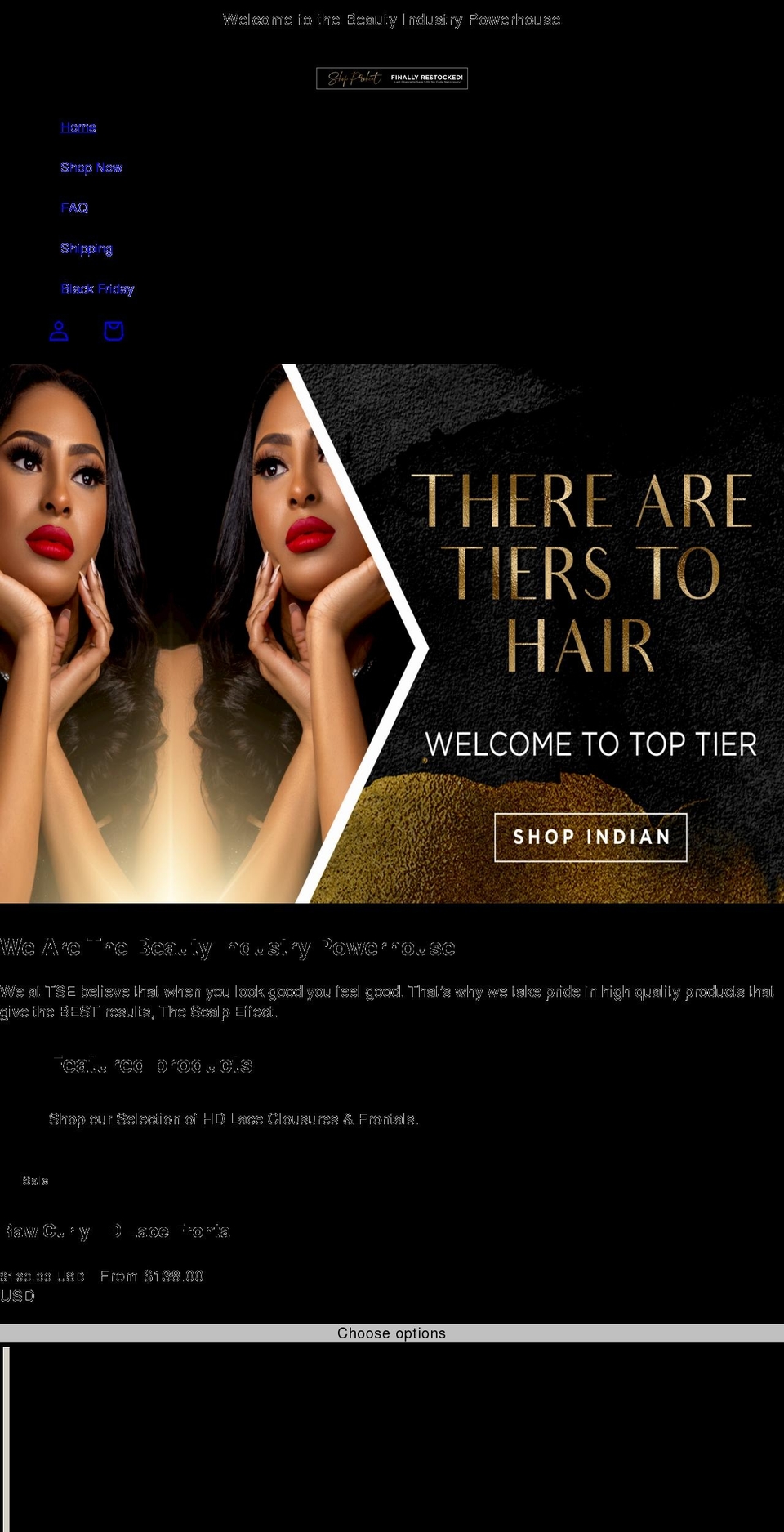 theperfectscalpeffect.com shopify website screenshot