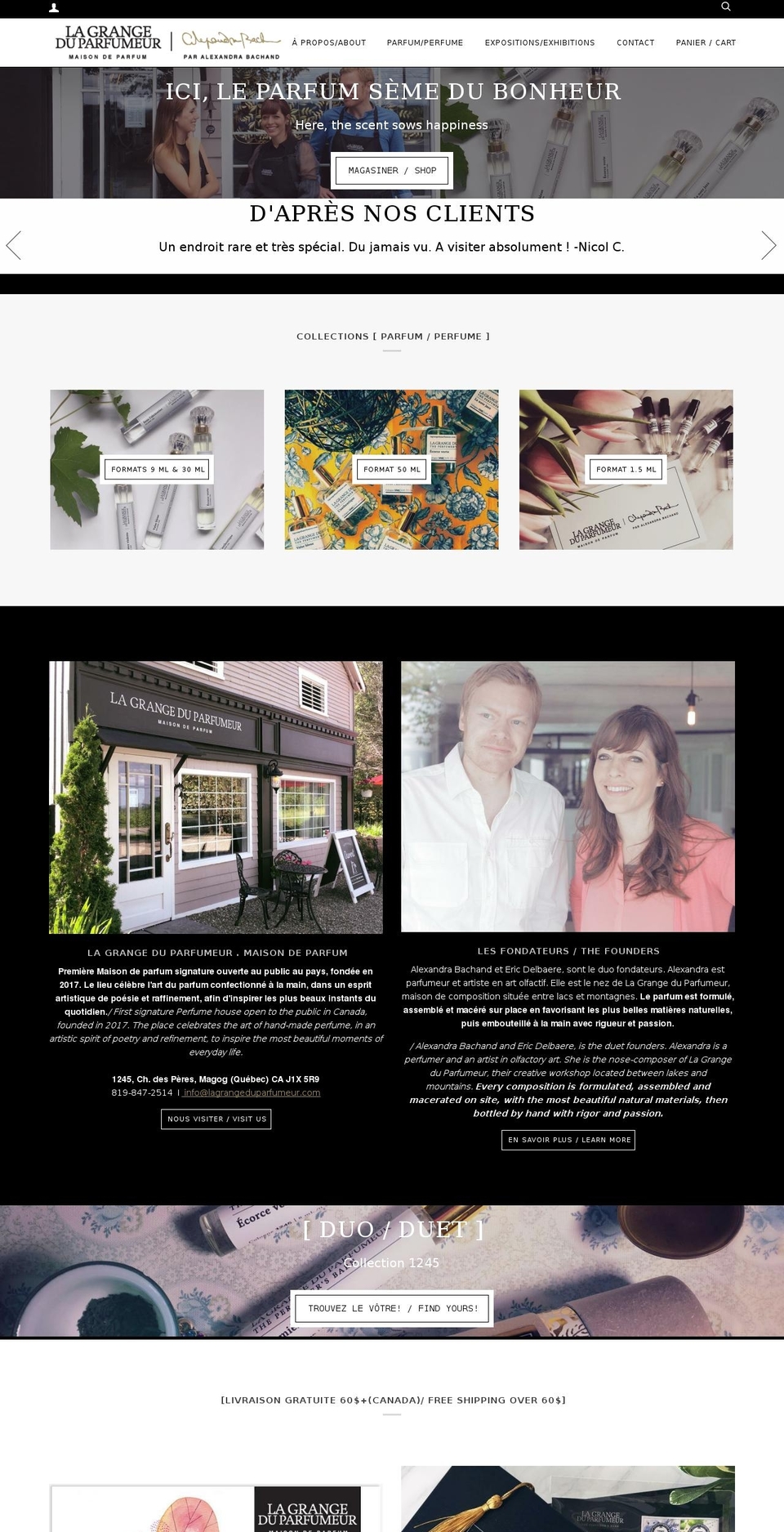theperfumersbarn.com shopify website screenshot