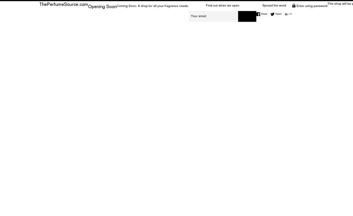 theperfumesource.com shopify website screenshot